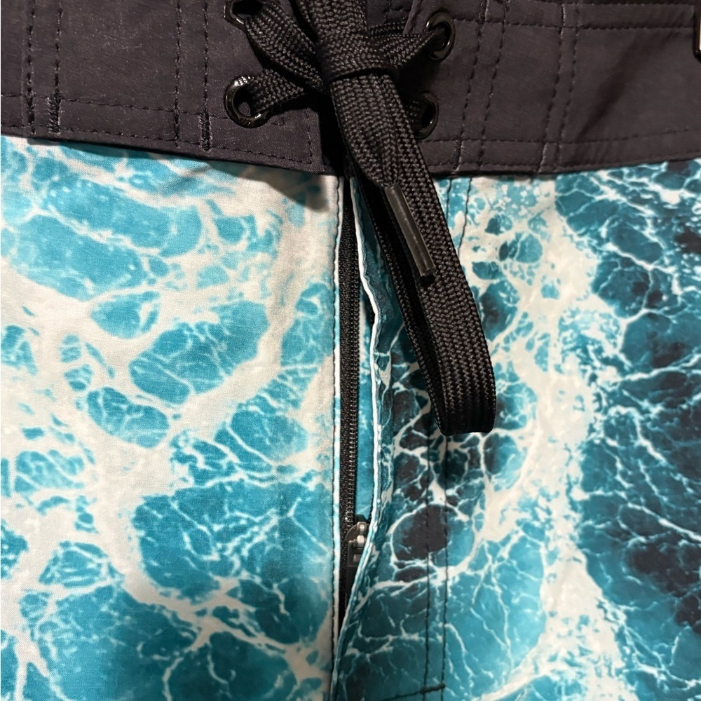 Zak Noyle + RVCA Eastern Trunk Ocean Waves Board Short Limited Edition - Picture 5 of 16